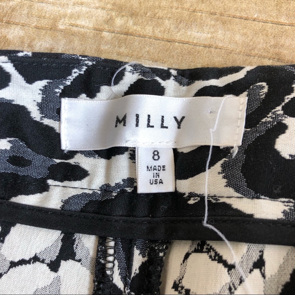 Milly High Waist Snow Leopard Pants - Picture 7 of 8